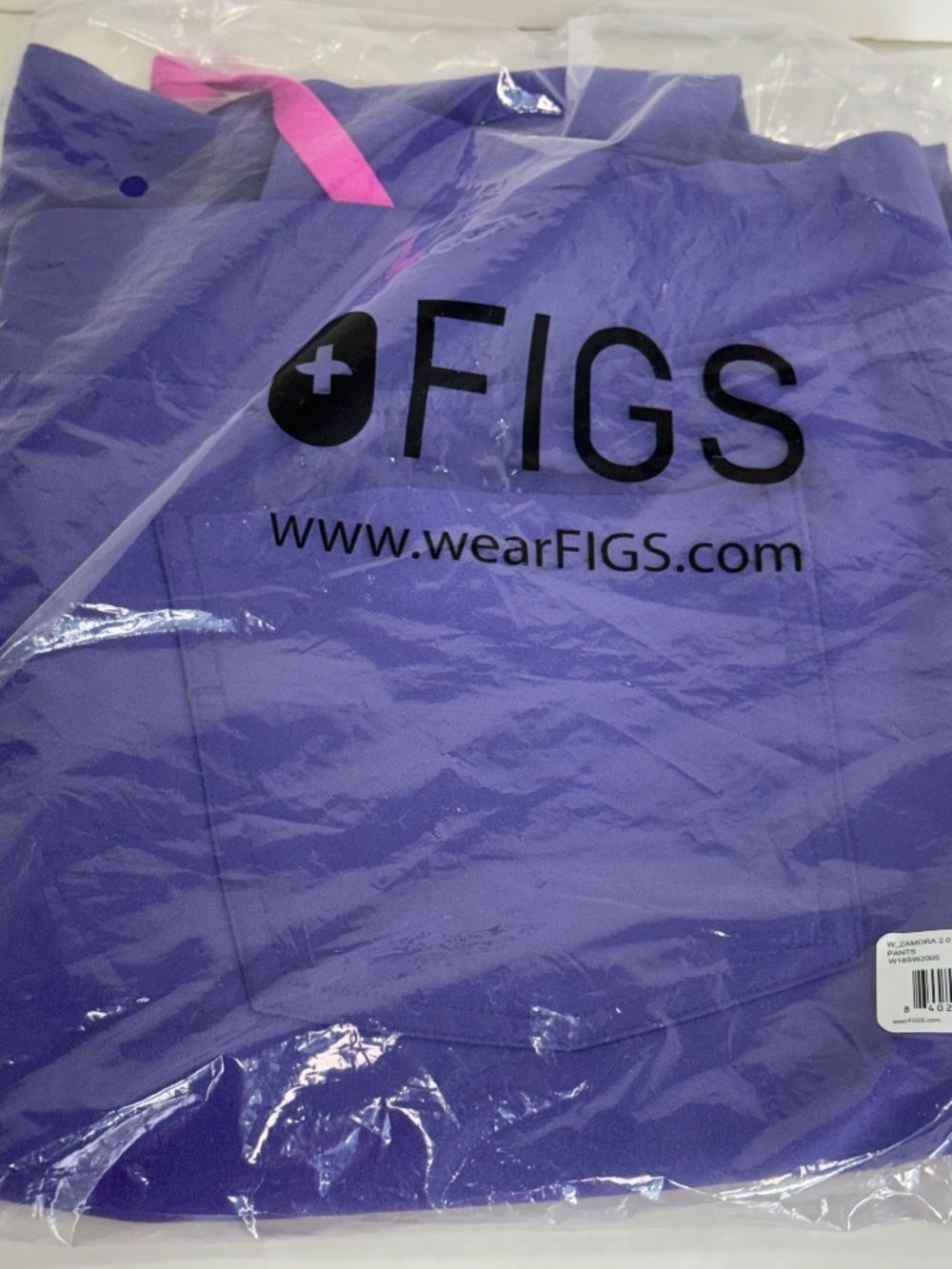 FIGS Zamora 2.0 Jogger Scrub Pants Women's Medium Purple NWT
